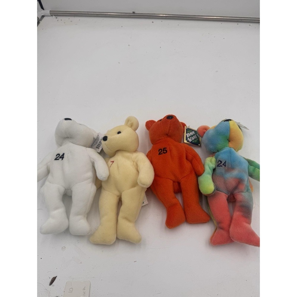 NFL‎ Lot Of 4 Salvino's Bammers Football 1999 Beanie Baby Bears NWT HOF Rice
